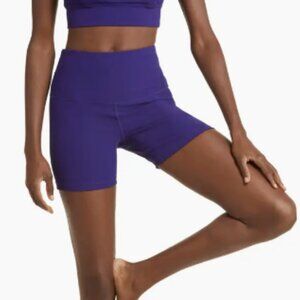NWT Zella Luxe Rib High Waist Bike Shorts